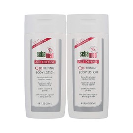 Set of 2 Sebamed Age Defense Q10 Firming Body Lotion Anti-Aging Moisturizer With Shea butter and Argan Oil 6.8 Fluid Ounces (200 Milliliters) Value Pack
