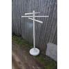 Outdoor Spa and Pool Towel Rack - Bone