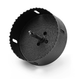 HSAWBIT HSS Bi-Metal 110mm Hole Saw, M42 Fast Cut Extra Cobalt Hole Cutter 40mm Cutting Depth, For Stainless Mild Sheet Wood Plastic Various Materials