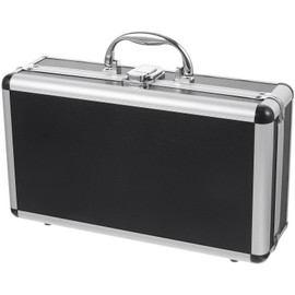 Aluminum Alloy Case Aluminium Alloy Toolbox with Handle Portable Storage Case Foam Filled Shockproof Tool Case Tools Organizer Box Hard Briefcases for Men