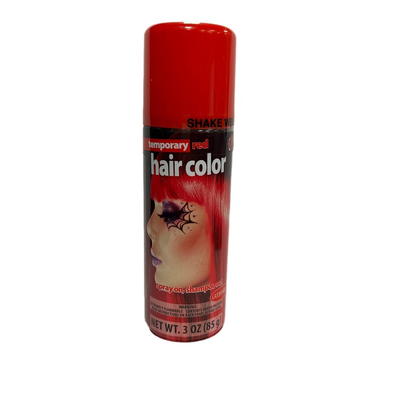 Easy to use Temporary Hair Color - Spray On, Shampoo