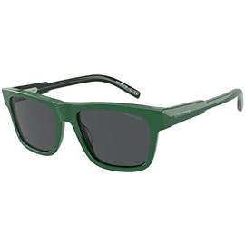 ARNETTE Men's AN4279 Post Malone Collection Sunglasses, Green/Dark Grey, 55 mm