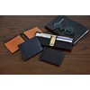 Lucriel Men's Money Clip, Thin and Lightweight Leather Money Clip