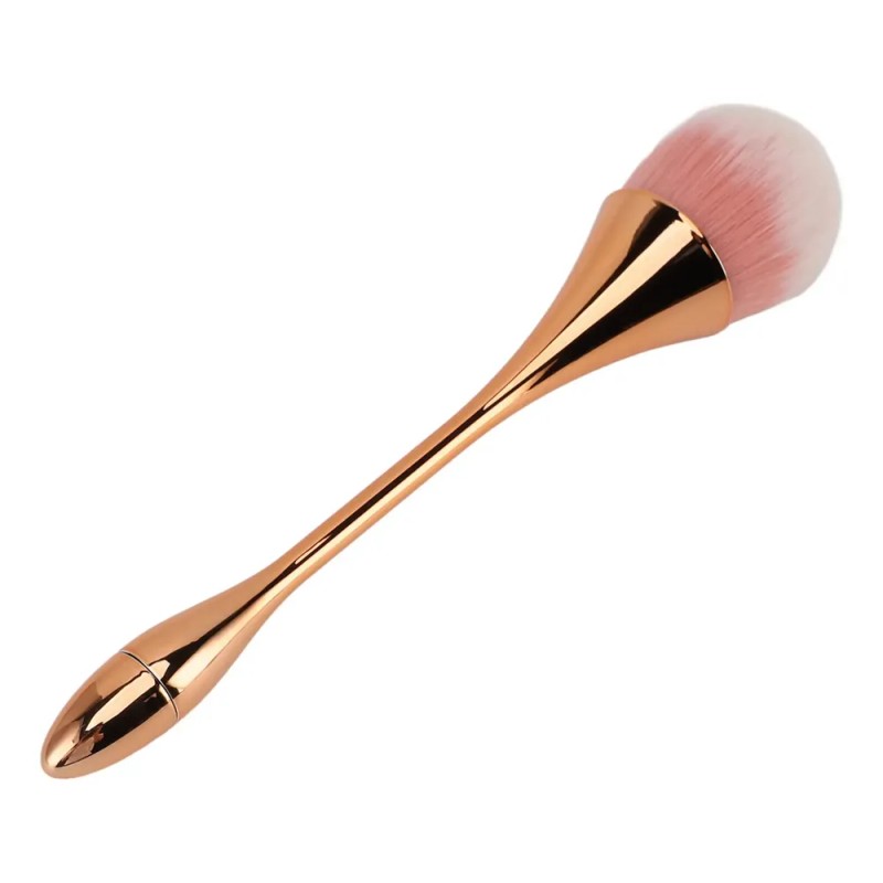 Brocha En Polvo, 2 Piezas, Para Decoración De Uñas, Cerdas