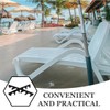 MAGICLULU Set of 2 Adjustable Brackets for Deck Chairs, Robust