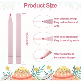 12 Pack Aesthetic Highlighters, Assorted Colors Bible Highlighters No Bleed Dry Fast Pens With Soft Chisel Tip Pastel Highlighters Marker Pens For Journaling Note School Office Supplies