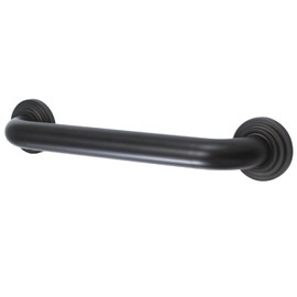 Kingston Brass DR214125 Designer Trimscape Milano 3-Layer Flange 12-Inch Grab Bar with 1.25-Inch Outer Diameter, Oil Rubbed Bronze