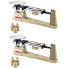 QWORK Triple Beam Mechanical Balance, 2 Pack 2610g/0.1g Lab Analytical