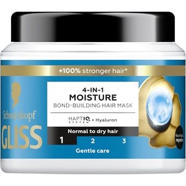 Schwarzkopf Gliss Aqua Revive Hair Mask 4 IN1 Moisture, Normal To Dry Hair, Gentle Care, 400 ml, Pack of 1