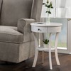 Convenience Concepts Classic Accents Schaffer End Table, White