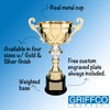 Griffco Supply Metal Cup Trophy in Gold or Silver -