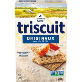 TRISCUIT Crackers, Original Flavour, 1 Box (200g/7.1 oz) (Imported from Canada)