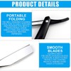LNQ LUNIQI 2 Piece Men's Razor Metal Set, Barber Tools