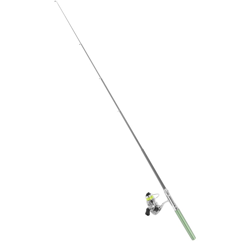 Portable Mini Pen Shape Fishing Rod Pole Pocket Retractable Fishing
