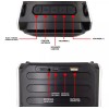 Maíz Bocina Bluetooth Radio Fm Recargable Inalambrica Portatil Color Negro