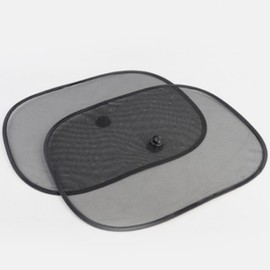 2 Car Mesh Sunshades Side Window Sun Blocker / 차량 망사 메쉬 햇빛가리개 2개 옆창 햇빛차단