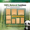 BAMOTTO CRAFTBAMBOO 15.8x22 Inch Large Bamboo Cutting Board Sink Cover