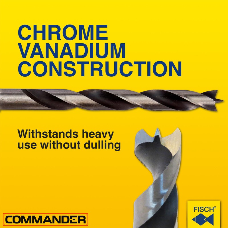 Fisch Brad Point Drill Bits (7mmx 109mm)-Premium
