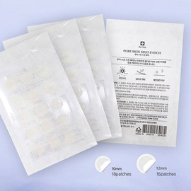 Dr.CPU Pure Skin Spot Patch 4 10mm 18 patches or 4 12mm 15 patches 2 10mm 18 patches + 2 12mm 15 patches / 퓨어 스킨 스팟 패치 10mm18패치4매or12mm15패치4매 10mm18패치2매+12mm15패치2매