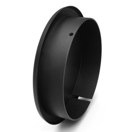 raik SH023-180-sw Flue Pipe / Stove Pipe Blind Cap 180 mm Diameter 0.6 mm Sheet Steel Black