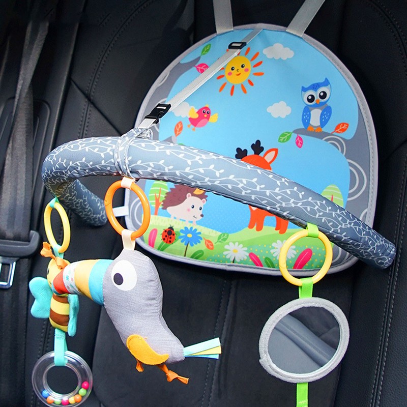 Baby Car Backseat Toy Adjustable Safe Educational Car Travel Newborn