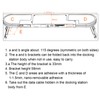 USB C Docking Station Laptop Stand Function USB3.0 USB C