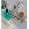 JASAI 18Oz Glass Soap Dispenser with Black Rust Proof Pump,
