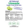 GramZero All Natural Limeade Zero Calorie Sugar Free Drink Mix,