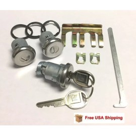 DBG Ventures For 1972-1976 Caprice & Impala Door & Trunk Lock set with GM Keys FREE SHIPPING
