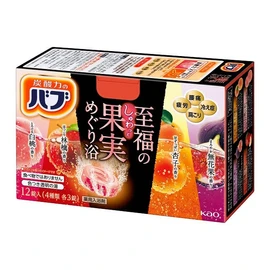 Kao Babu Blissful Fruit Meguri Bath 12 Tablets