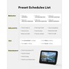Digital Calendar Day Clock with 20 Alarms, 20 Reminders, 12
