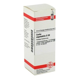 DHU Carbo Vegetabilis D30 Dilution, 20 ml Solution