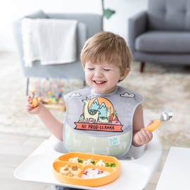 Bumkins Superbabero, babero para bebé, impermeable, lavable, resistente a manchas y olor, 6-24 meses, Llama y Cactus, Llama y cactus, Paquete de 3