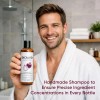 @ Shampoo Excalvo Para Hombres, Con Aceite De Romero, 200