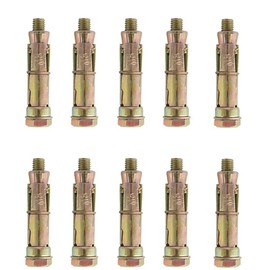 BDHI 10pcs M8×60mm Shield Anchor Bolts Expansion Bolt Long Expansion Shield for Solid Walls and Concrete(Y171-10)