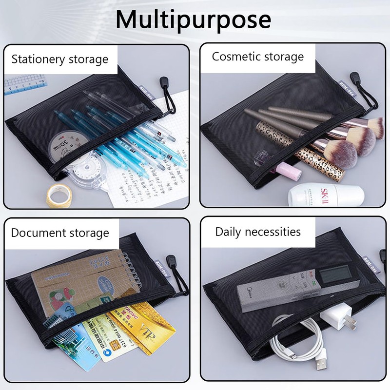 selcouth yyds 2 Pcs Pencil Case Large Capacity,Clear Pencil for