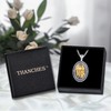 Thanches St Raphael Medal Necklace for Men Women, 925 Sterling