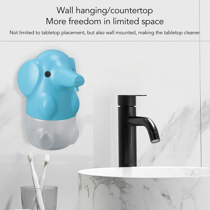 Cute Pet Elephant Touchless Soap Dispenser USB Rechargeable Automatic Foaming