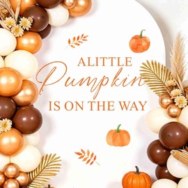 A Little Pumpkin is On The Way Decal