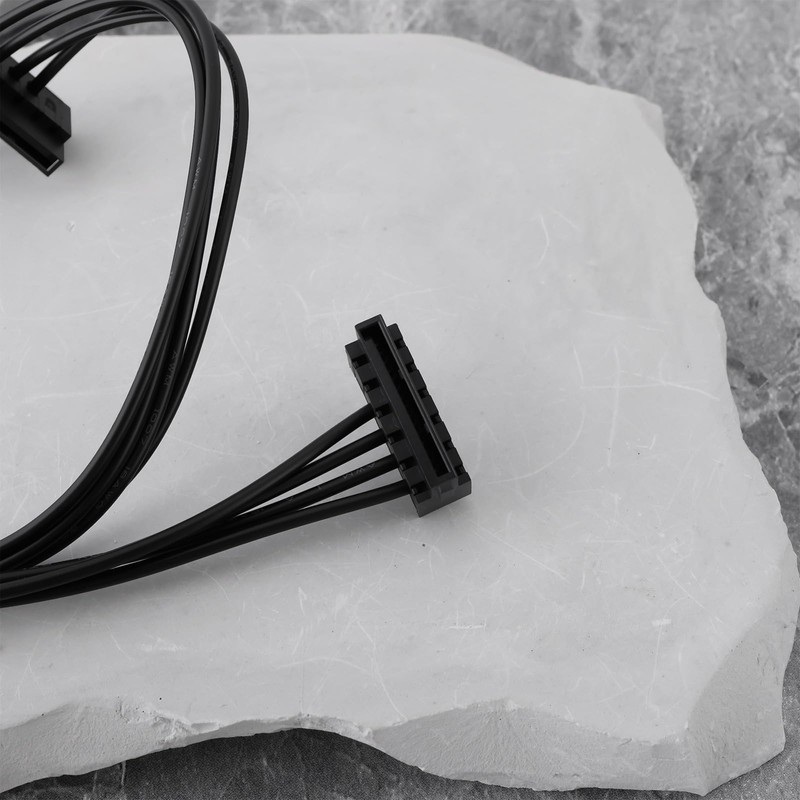 VGOL 2pcs Mini 4-pin to 2-pin Sata Serial Hard Drive