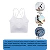 ZAIQUN Women Padded Sports Bra Wirefree for Fitness Workout Running