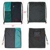 BeeGreen Maroon Sports Backpack - Heavy-Duty Drawstring Bag with Ventilated