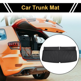 REPAIROCK Cargo Liner Trunk Mat Trunk Cargo Luggage Boot Tray Mat for GMC Acadia 2017-2024 Black TPE 1 Pc Flat Face Diagonal Stripes Pattern Rear Anti-Slip