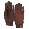 Shires Newbury Childs Kids Cotton Gloves - Brown: Medium