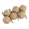 6 x Jute Rope Knobs for Shelves/Cupboard/Drawers