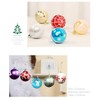 KiKom 2.36 Inch 24-Piece Christmas Baubles Shatterproof Painted Christmas Tree
