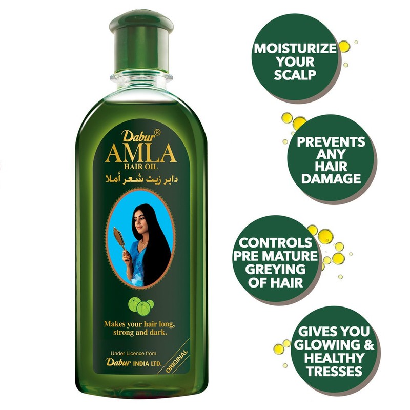 Dabur Amla Nourishing Hair Oil – Promotes Strong, Healthy &