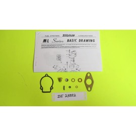 Tillotson Whizzer Model H Motor Bike Carburetor Tillotson ML5A ML5B Carb kit