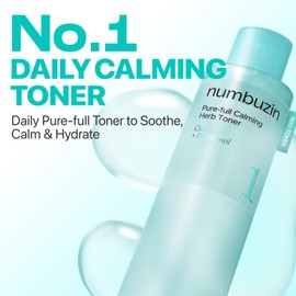 numbuzin No.1 Toner | Pure-Full Soothing Toner | Acne Prone Skin | Deep Soothing, Relieves Redness, Moisturising | Centella Asiatica | 300 ml
