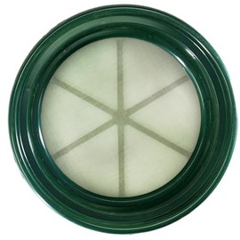 TerraX 13” Gold Sifting Classifier - Available Mesh Size - 1/2”, 1/4", 1/8", 1/12", 1/20", 1/30", 1/50", 1/70", and 1/100", USA Made, Green (1/70)